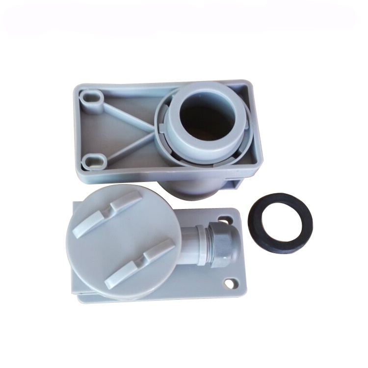 Square junction box Red insulated protective cover