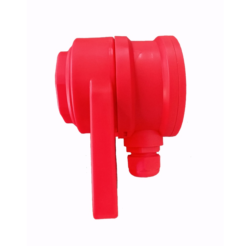 Square junction box Red insulated protective cover