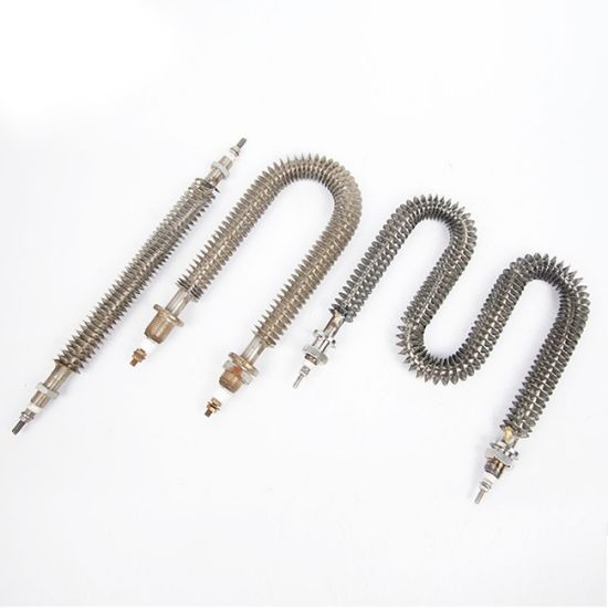 Finned tubular heater