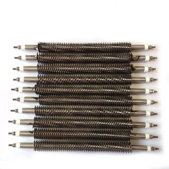 Finned tubular heater