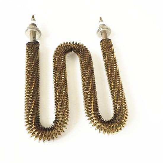Finned tubular heater