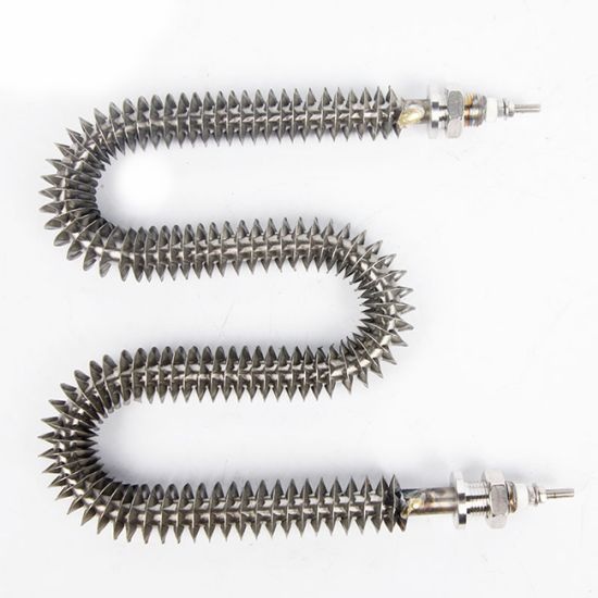 Finned tubular heater