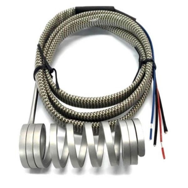Hot runner coil heater for plastic injection molding machine