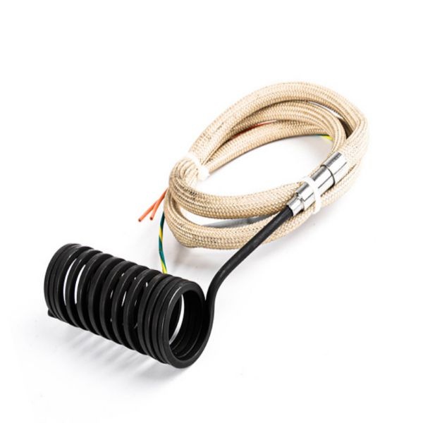 Hot runner coil heater for plastic injection molding machine