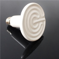 High quality reptile far infrared heat lamp for incubator 50W with light