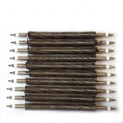 Finned tubular heater