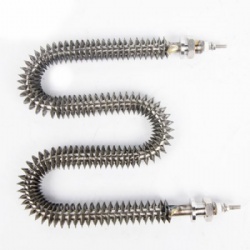 Finned tubular heater